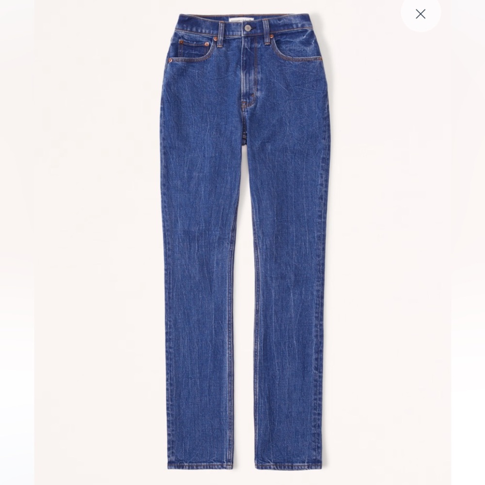 Curve Love Ultra High Rise 90s Slim Straight Jean Dark 26P